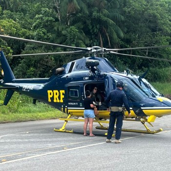 (vídeo) PRF realiza escolta terrestre e transporte aeromédico de criança com câncer