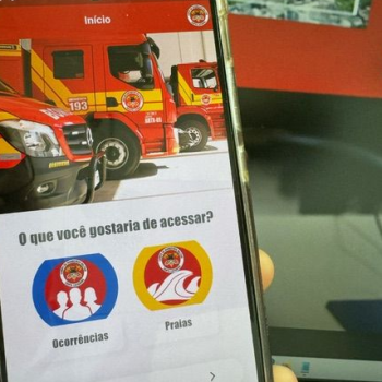 Aplicativo CBMSC Cidadão permite acionamento do 193 diretamente pelo celular