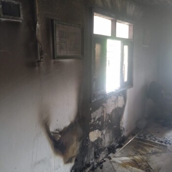 Princípio de incêndio atinge residência em criciúma