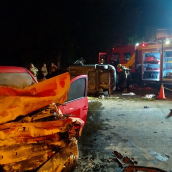 Colisão frontal deixa dois mortos e quatro feridos em Criciúma
