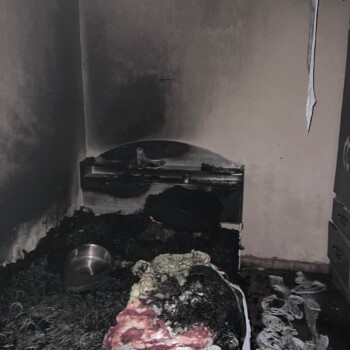 Incêndio atinge quarto de residência em Forquilhinha
