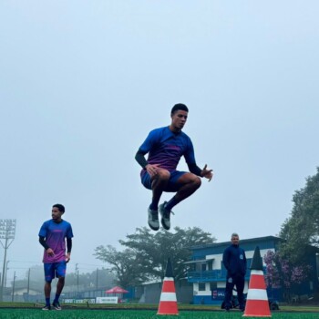 Azulão realiza treino físico e técnico na Montanha