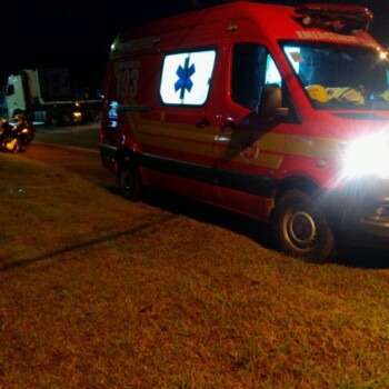 Colisão frontal entre motocicletas deixa dois feridos na SC-447, em Criciúma