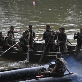 Exército Brasileiro realiza exercício de ajuda humanitária em Ermo e Araranguá