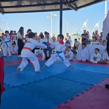 Festival Team Everaldo de Karatê reúne crianças e adolescentes atletas e celebra inclusão social no Balneário Rincão
