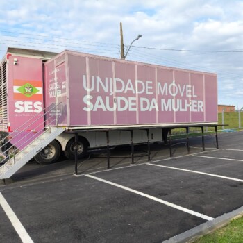 Içara recebe Carreta da Saúde da Mulher para realização gratuita de mamografias e ultrassonografias