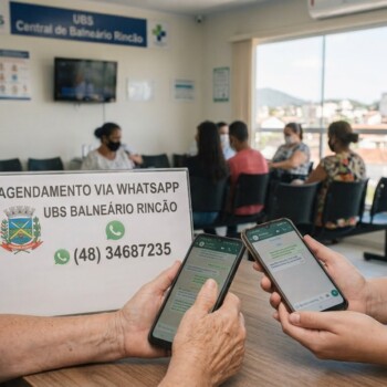 Balneário Rincão passa a agendar consultas e exames pelo WhatsApp