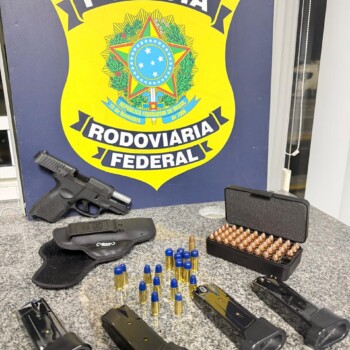 PRF prende três homens e apreende armas e munições em duas ocorrências na BR-101
