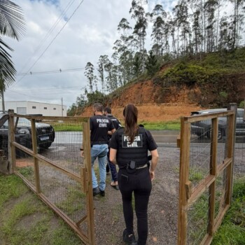 Polícia Civil cumpre mandado de prisão temporária por tentativa de homicídio qualificado em Lauro Müller