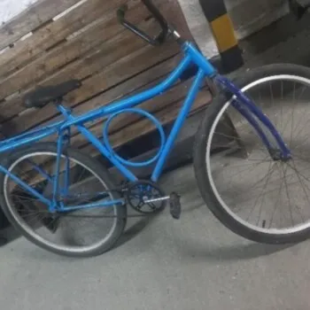 Bicicleta furtada é recuperada após fuga de suspeito em Araranguá