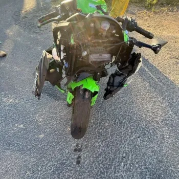 Motociclista fica ferido em acidente na SC Arno Arnaldo Napoli, em Jaguaruna