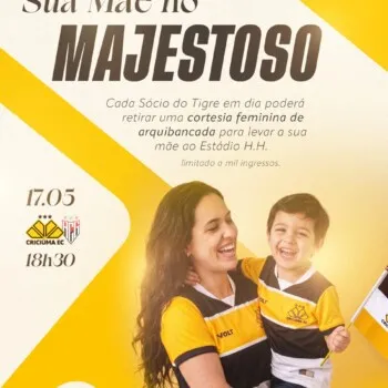 Criciúma terá ação em homenagem ao Dia das Mães no Majestoso