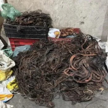 PM recupera 151 quilos de fios de cobre furtados e prende dois suspeitos em Criciúma