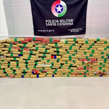 PMRv apreende mais de 103 quilos de maconha escondidos em carro na SC-157